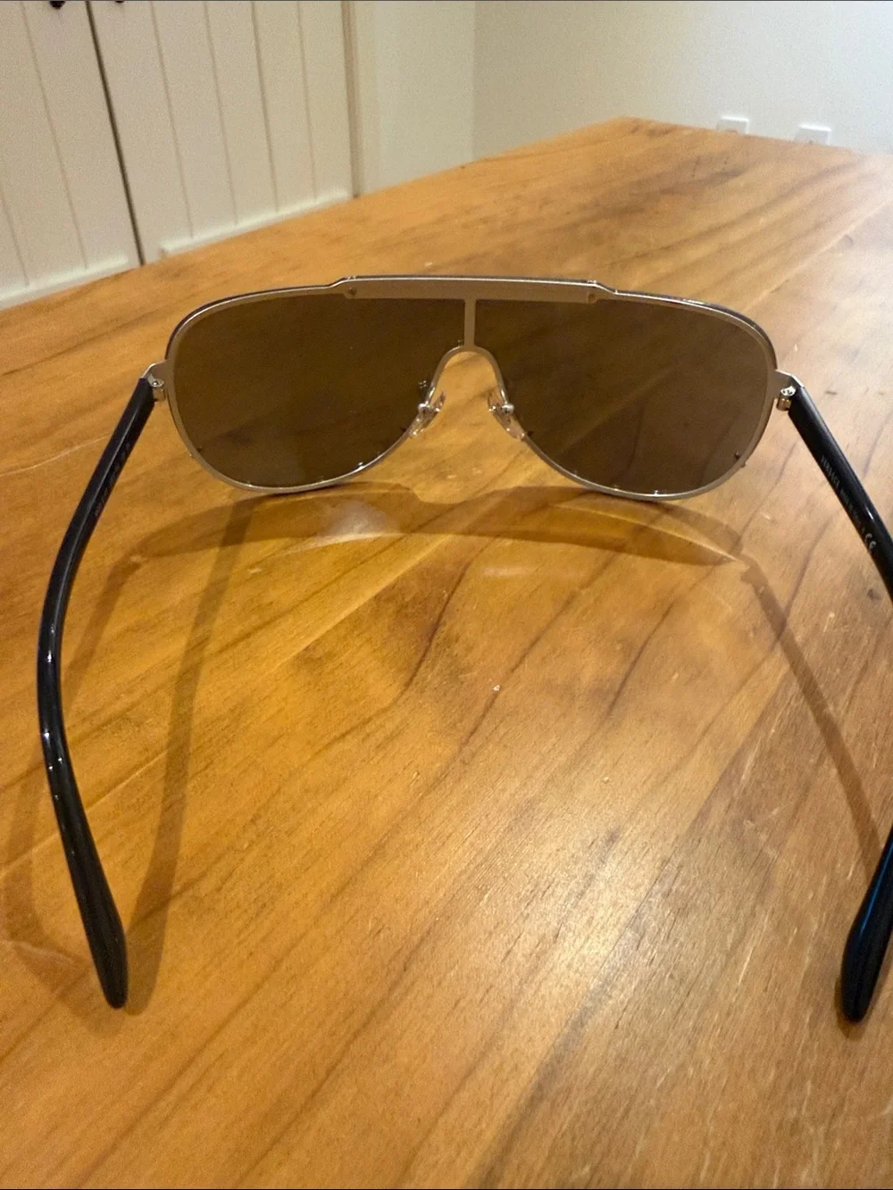 Versace Brown Shield Sunglasses